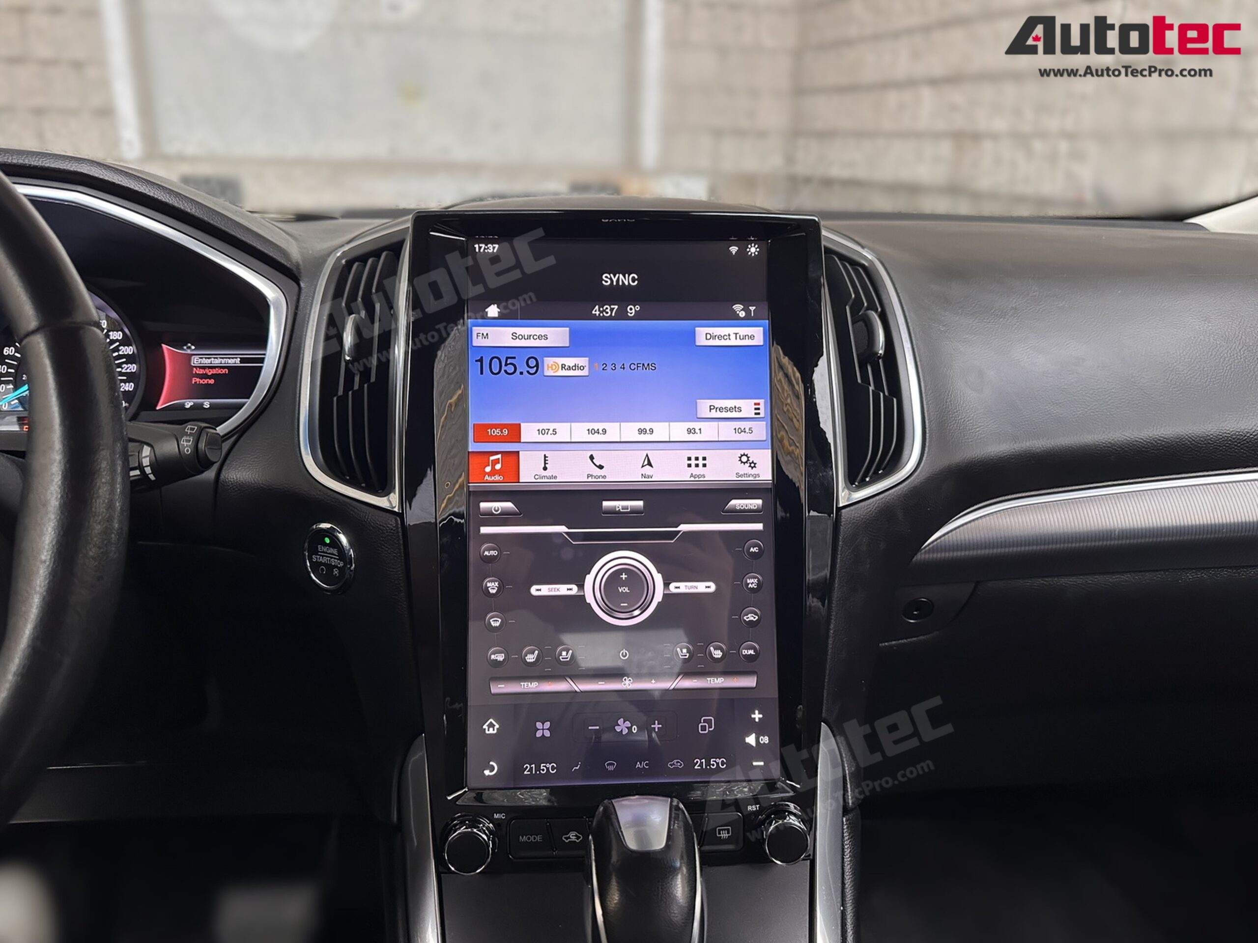 Ford Edge (2015 – 2019) 13.6″ IPS HD Touch-Screen Android Navigation System | Android 11 | GPS | BT | Wifi | CAMERA | CarPlay