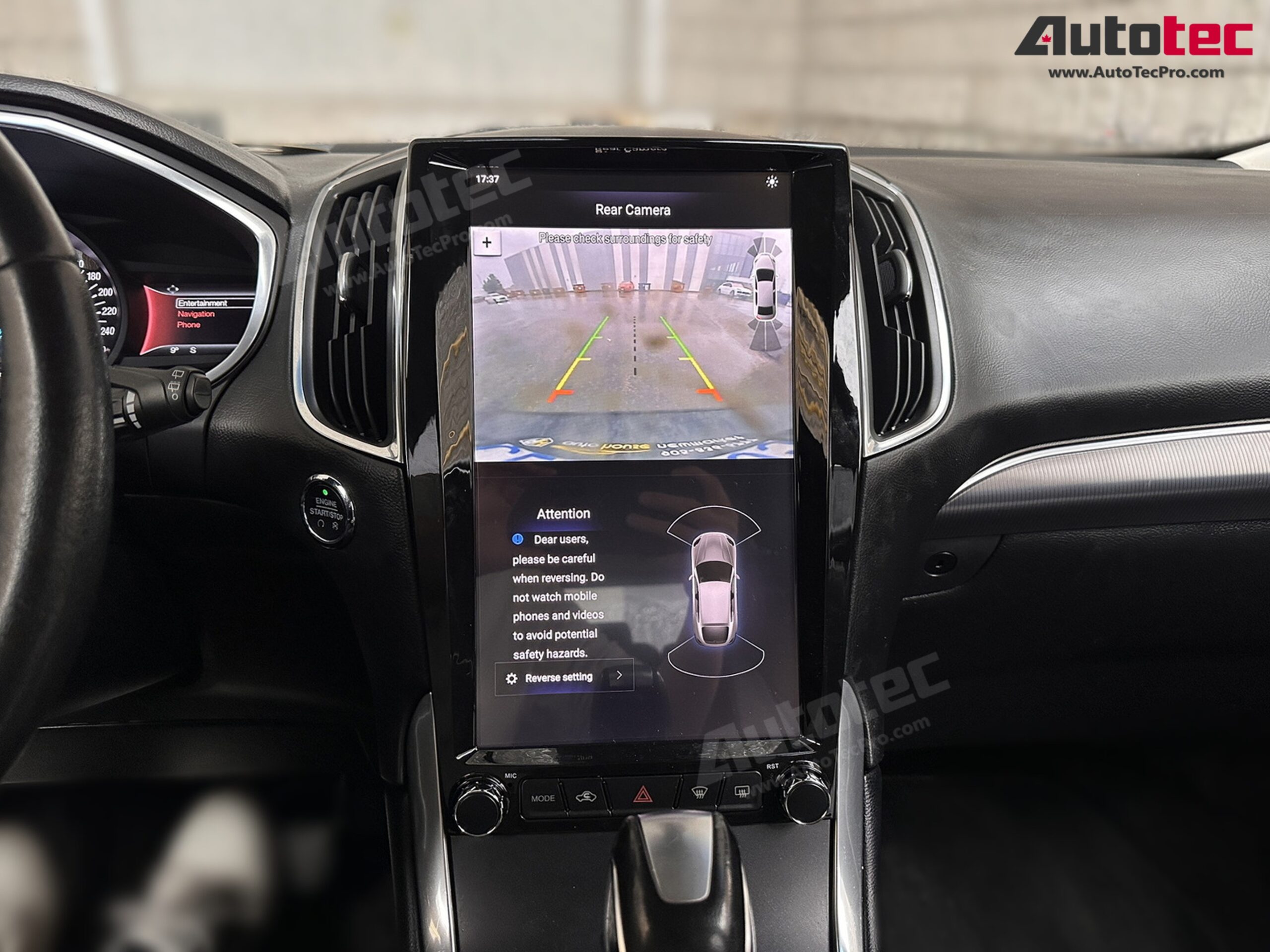 Ford Edge (2015 – 2019) 13.6″ IPS HD Touch-Screen Android Navigation System | Android 11 | GPS | BT | Wifi | CAMERA | CarPlay