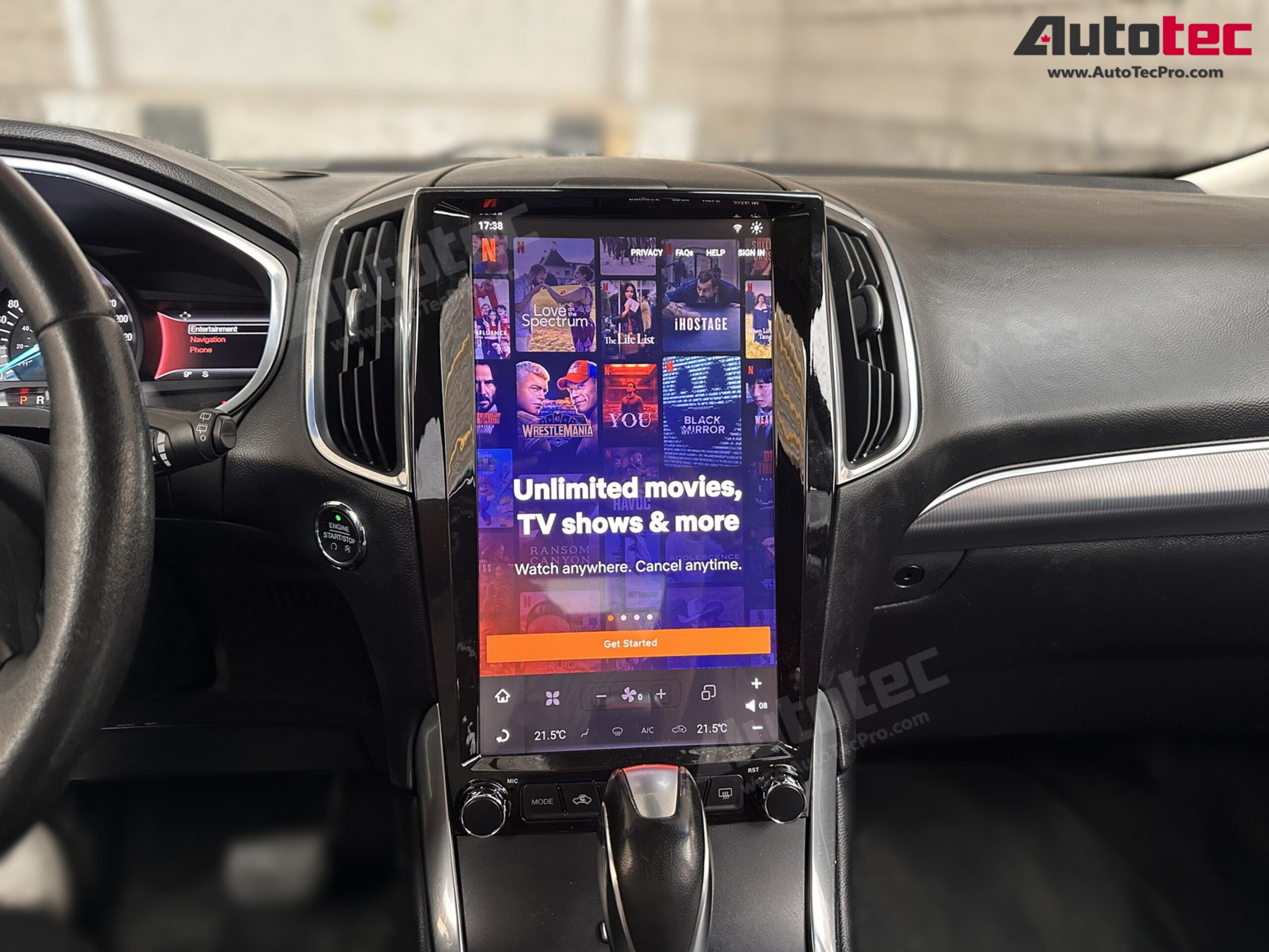 Ford Edge (2015 – 2019) 13.6″ IPS HD Touch-Screen Android Navigation System | Android 11 | GPS | BT | Wifi | CAMERA | CarPlay
