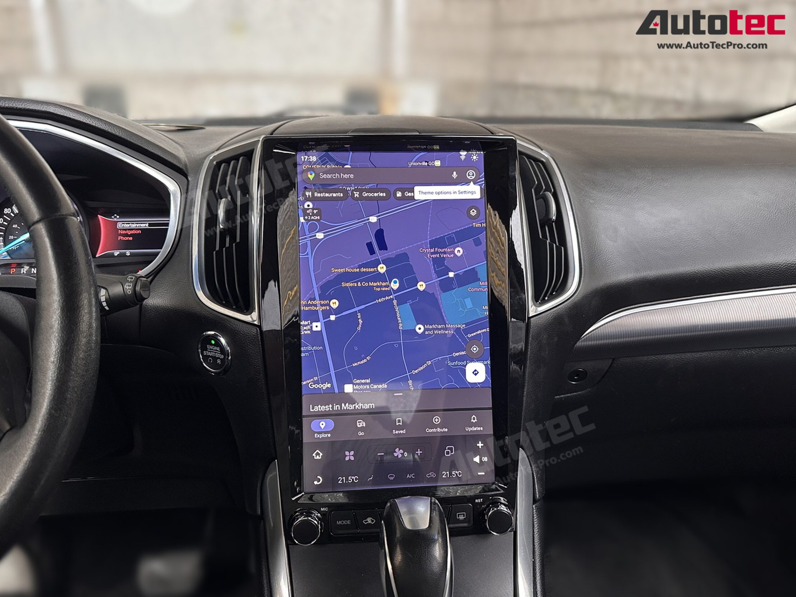 Ford Edge (2015 – 2019) 13.6″ IPS HD Touch-Screen Android Navigation System | Android 11 | GPS | BT | Wifi | CAMERA | CarPlay