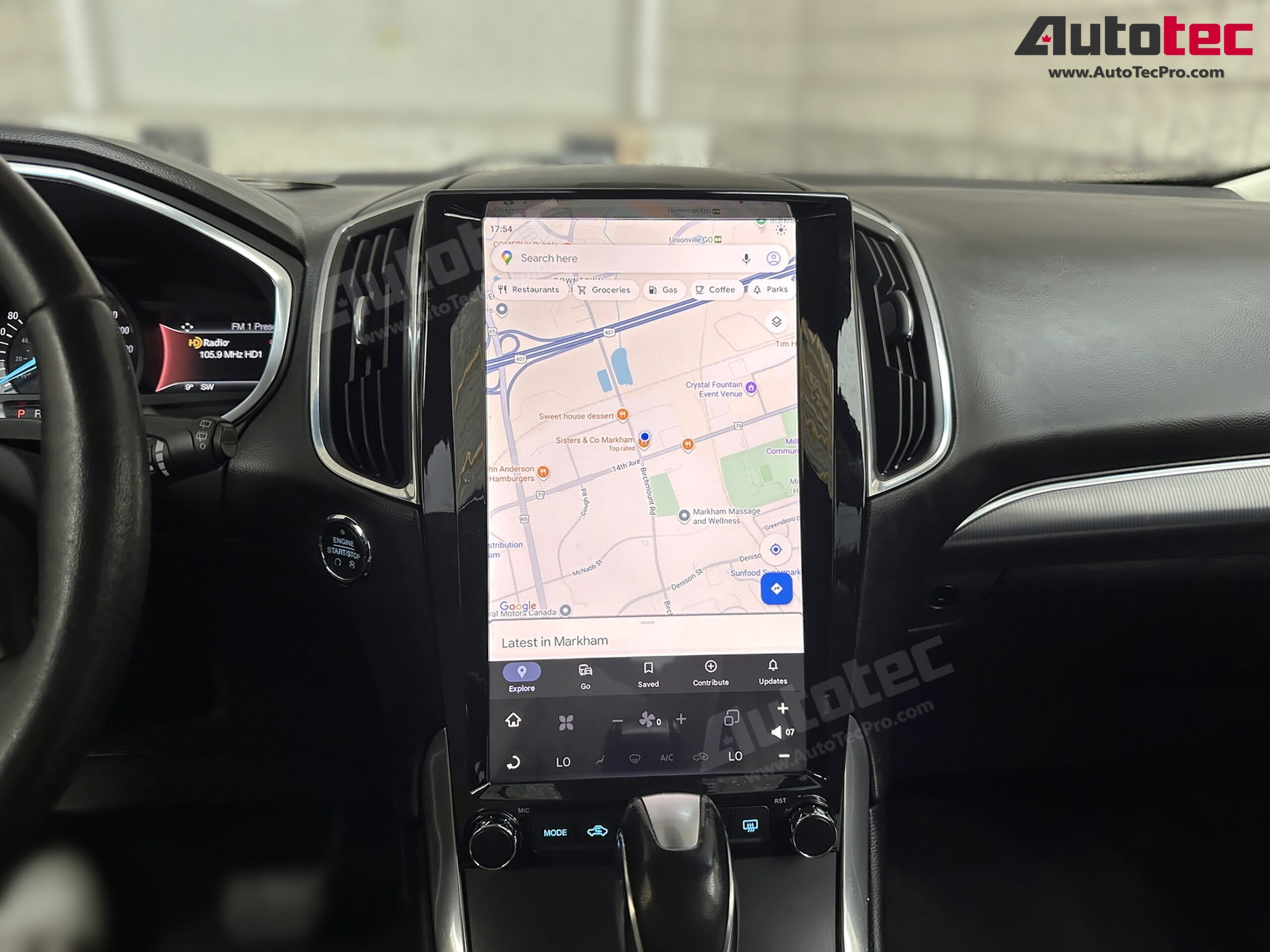 Ford Edge (2015 – 2019) 13.6″ IPS HD Touch-Screen Android Navigation System | Android 11 | GPS | BT | Wifi | CAMERA | CarPlay