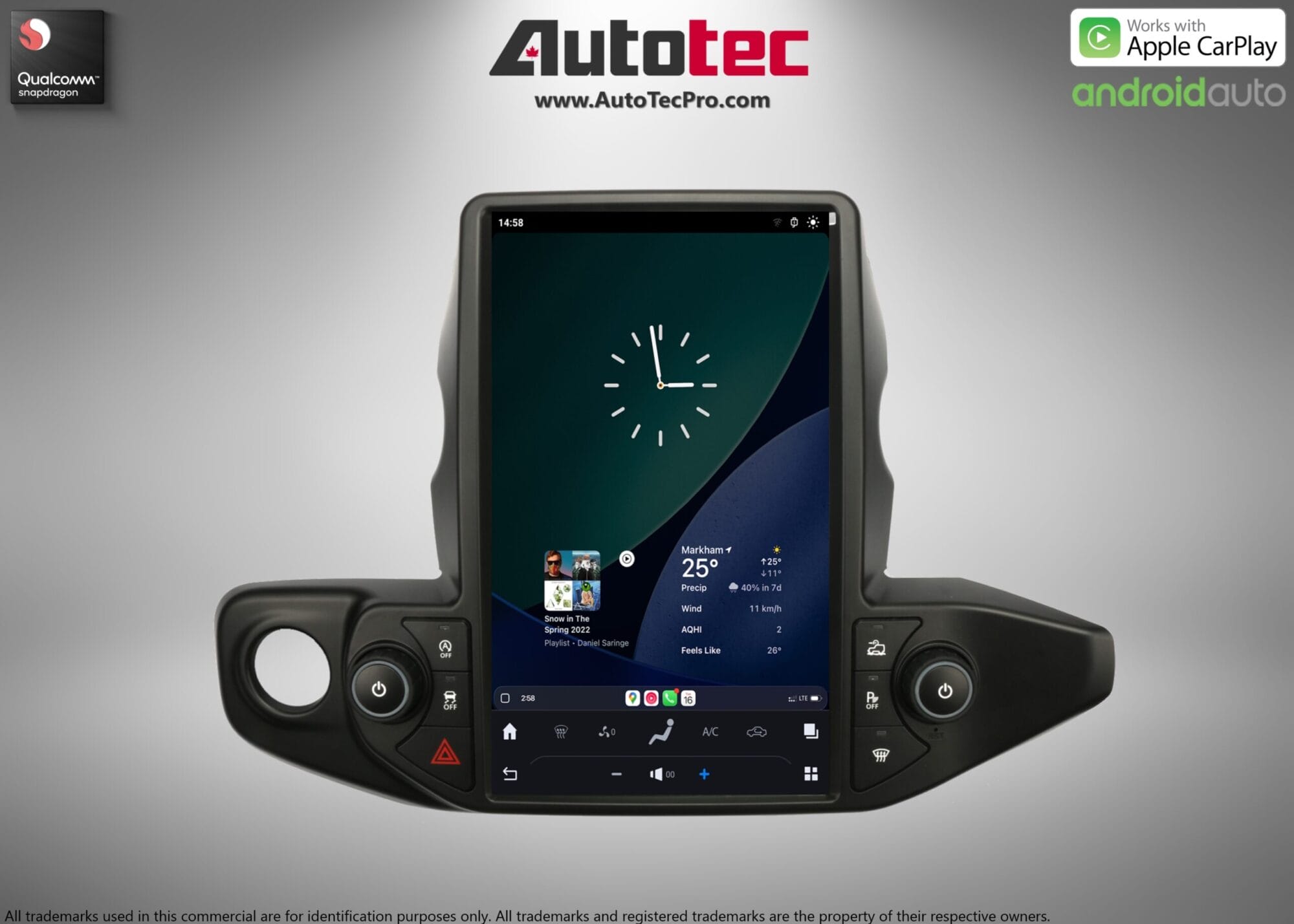 Jeep Wrangler (2018 – 2023) 13.6″ IPS HD Touch-Screen Navigation & Infotainment System | Android 13 | GPS | BT | Wifi | CarPlay