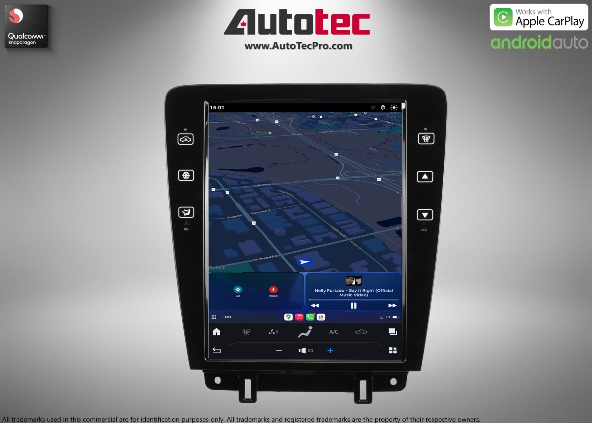 Ford Mustang (2010 – 2014)  12.1″ HD Touch-Screen Navigation & Infotainment System | Android 13 | GPS | BT | WiFi | Camera | CarPlay