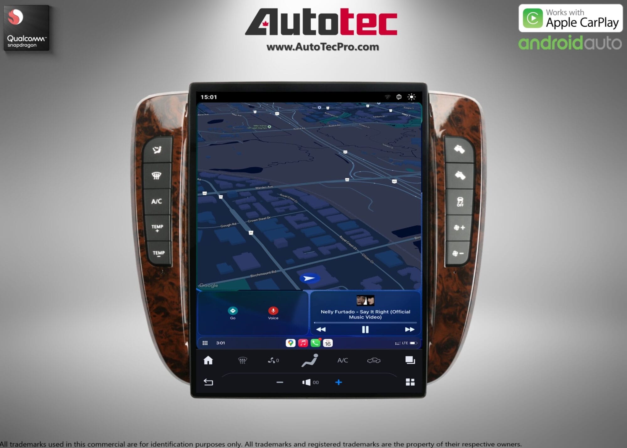 Chevrolet Tahoe / Suburban / Silverado / Avalanche / GMC Yukon / Sierra (2007 – 2014) 13.8″ IPS HD Touch-Screen Navigation & Infotainment System | Android 13 | GPS | BT | Wifi | CarPlay | Android Auto | 4G LTE