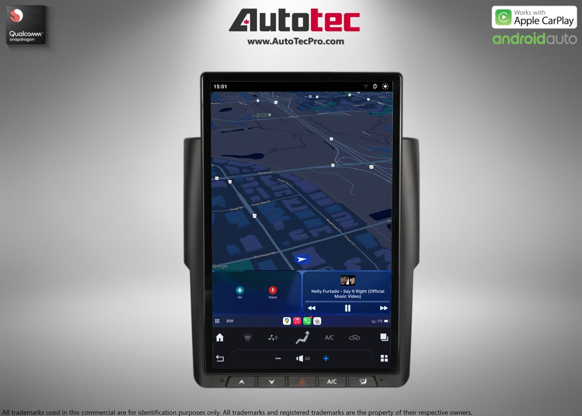 Dodge RAM (2013 – 2018) 14.4″ IPS QHD 2K Touch-Screen Android Navigation System | Android 13 | GPS | BT | Wifi | CarPlay | Android Auto | 4G LTE