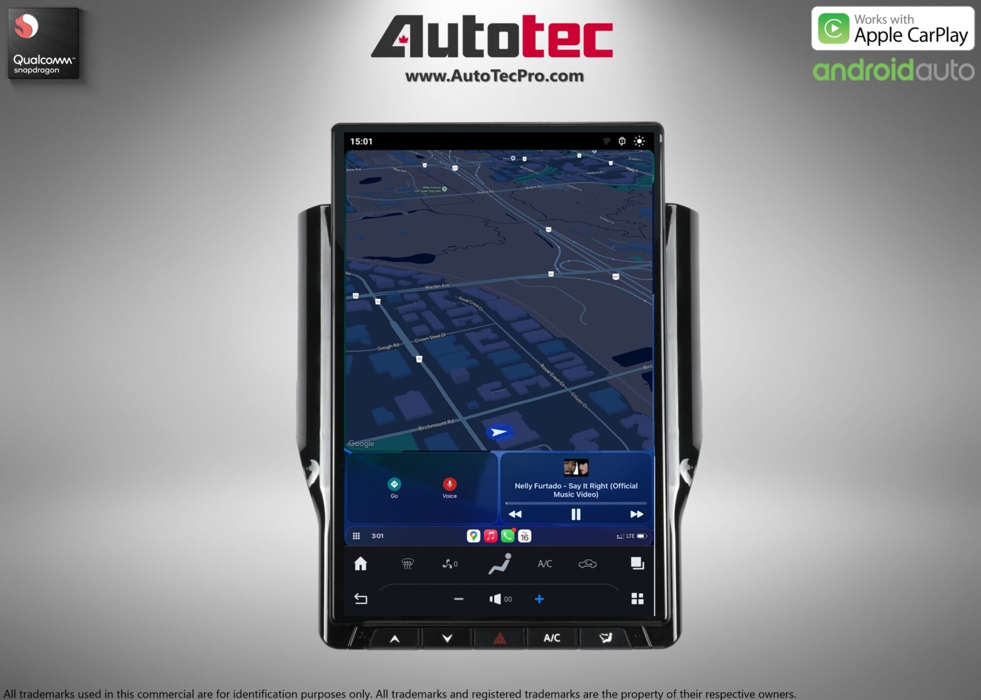 Dodge RAM (2019 – 2024) 14.4″ IPS QHD 2K Touch-Screen Android Navigation System | Android 13 | GPS | BT | Wifi | CarPlay | Android Auto | 4G LTE