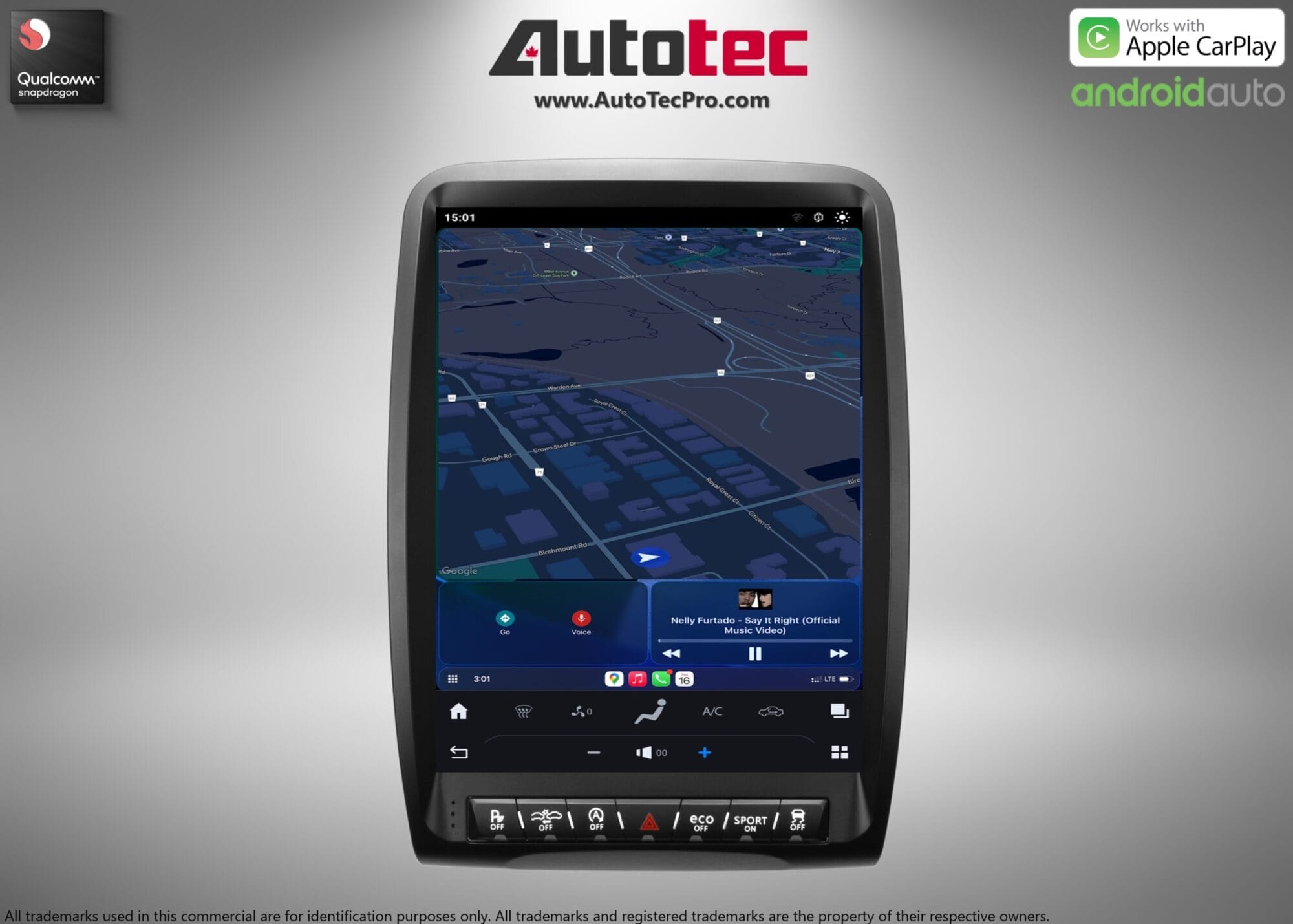 Dodge Durango (2014 – 2020) 13.8″ IPS HD Touch-Screen Android Navigation System | Android 13 | GPS | BT | Wifi | CarPlay | Android Auto | 4G LTE