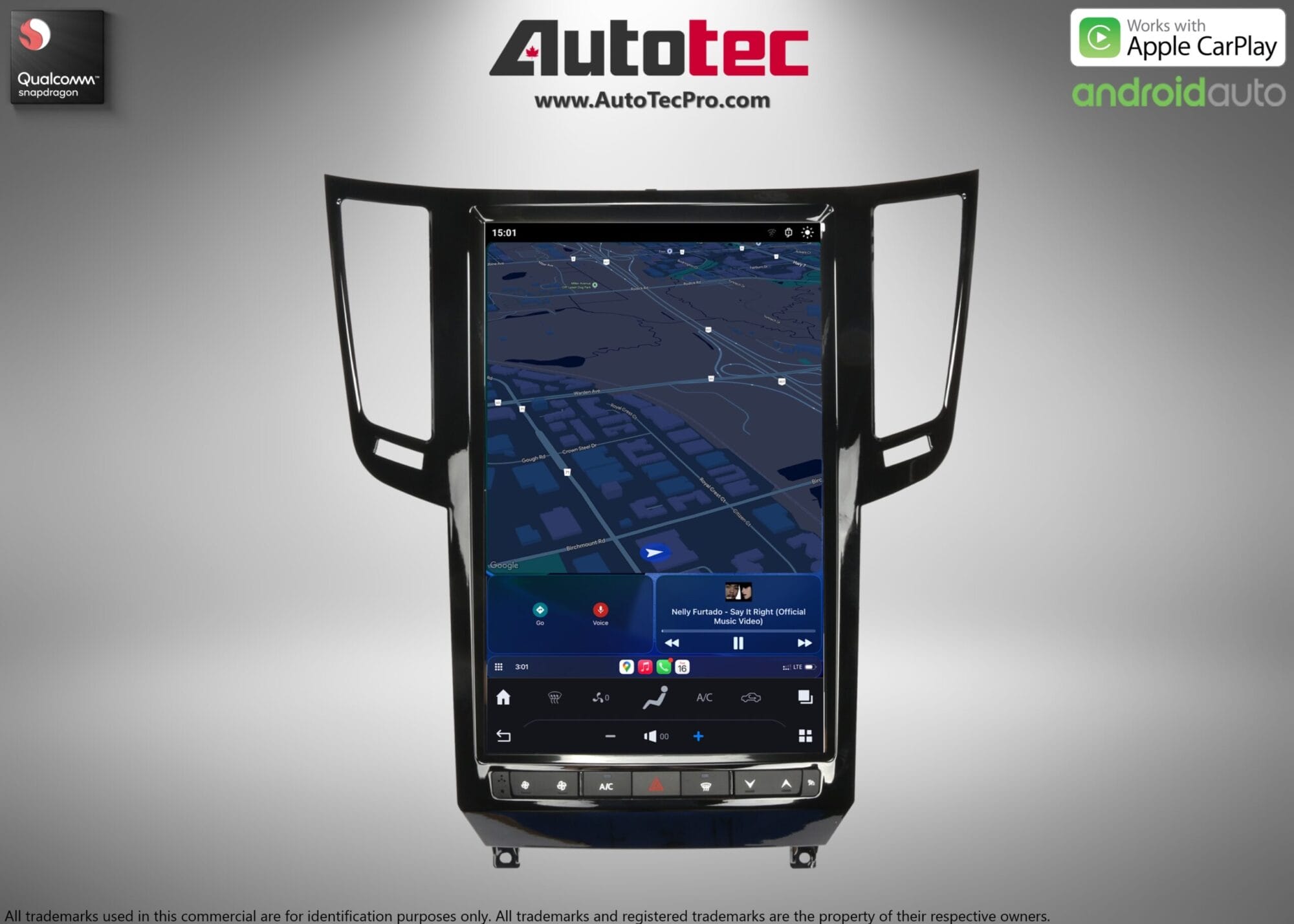 Infiniti FX25, FX35, FX37, FX45, FX50, QX70 14.4” HD IPS Touch-Screen Navigation & Infotainment System | Android 13 | GPS | BT | WiFi | Camera | CarPlay