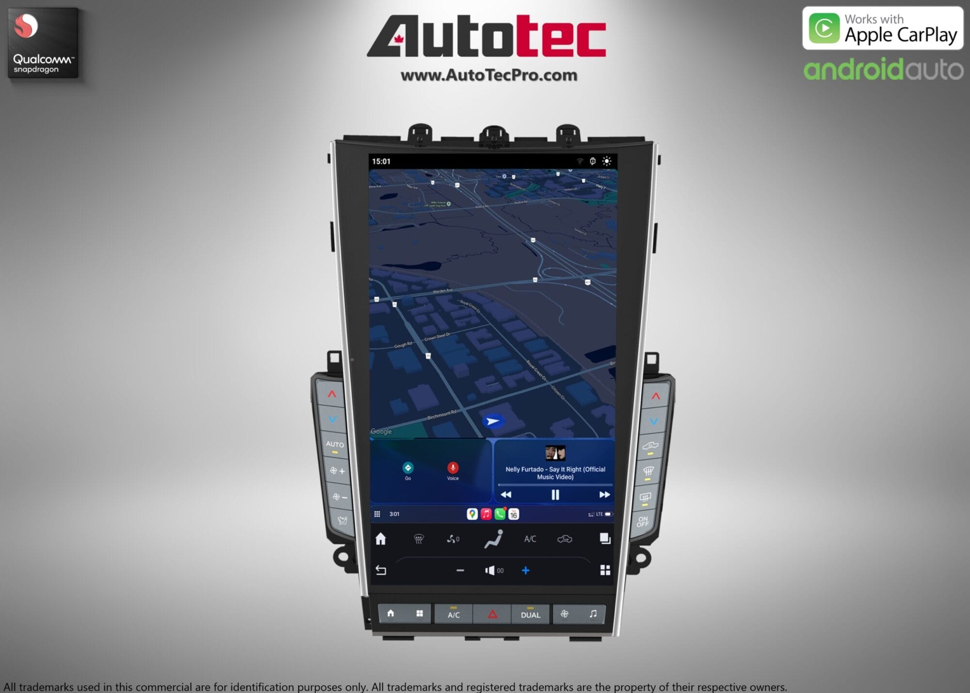 Infiniti Q50 / Q60 (2020 – 2023) 13.6″ (Mark 7) IPS HD 1080P Touch-Screen Navigation & Infotainment System | Android 13 | GPS | BT | Wifi | 4G LTE | CarPlay