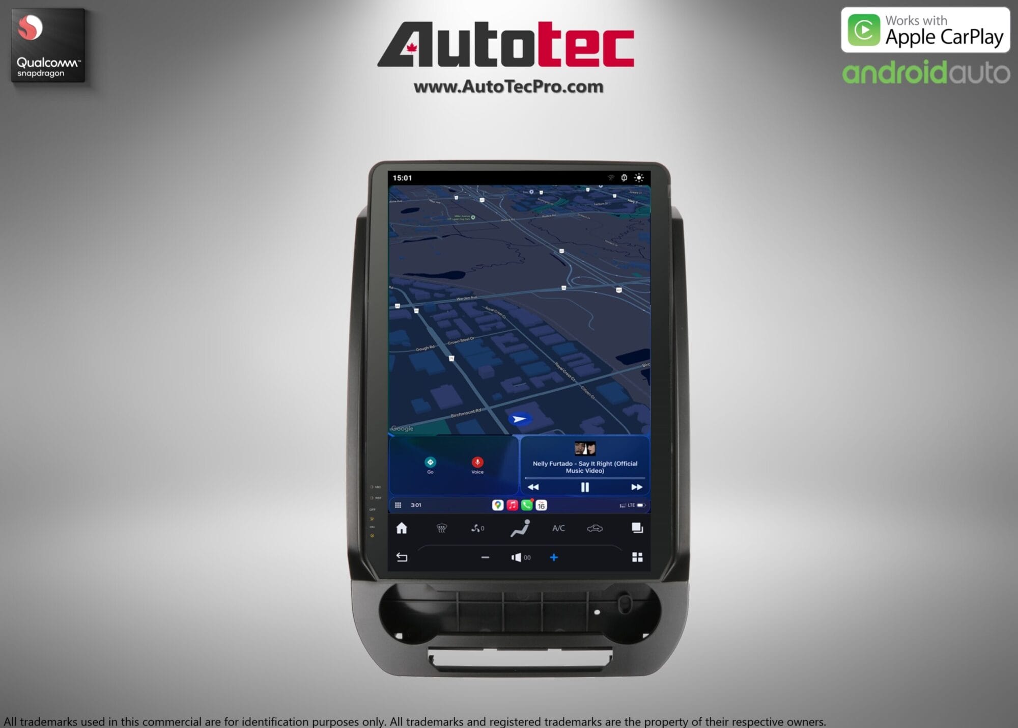 Ford Expedition (2018 – 2021) 14.4″ IPS QHD 2K Touch-Screen Navigation & Infotainment System | Android 13 | GPS | BT | Wifi | CarPlay | SYNC | 4G LTE