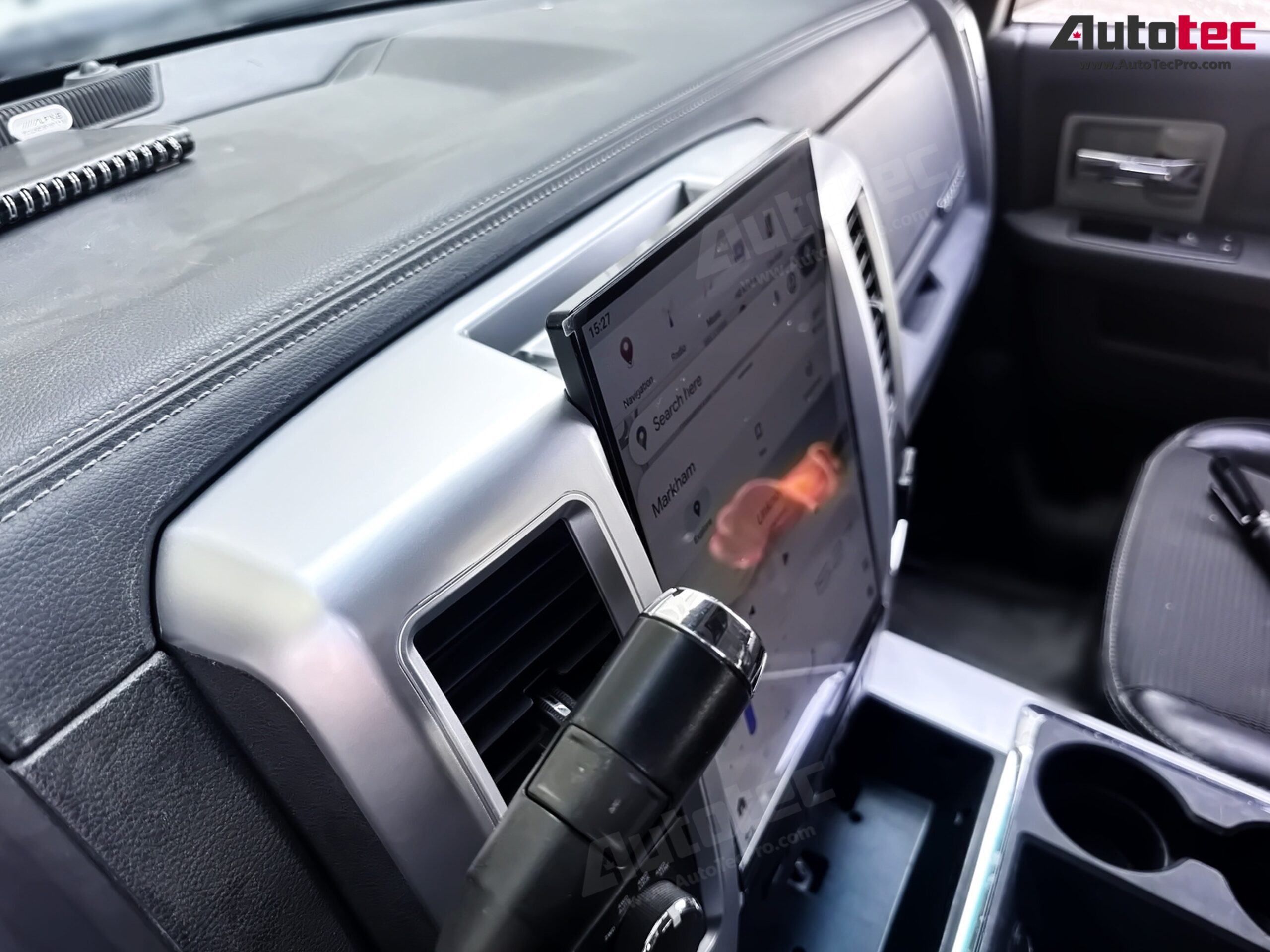 Dodge RAM (2009 – 2012) 13.8″ HD Tesla-Style Navigation & Infotainment System | Android 13 | GPS | BT | Wifi | CarPlay | Android Auto | 4G LTE