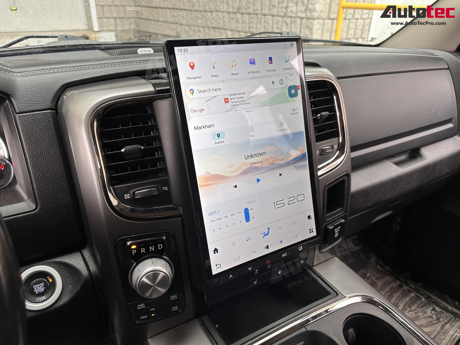 Dodge RAM (2013 – 2018) 14.4″ IPS QHD 2K Touch-Screen Android Navigation System | Android 13 | GPS | BT | Wifi | CarPlay | Android Auto | 4G LTE