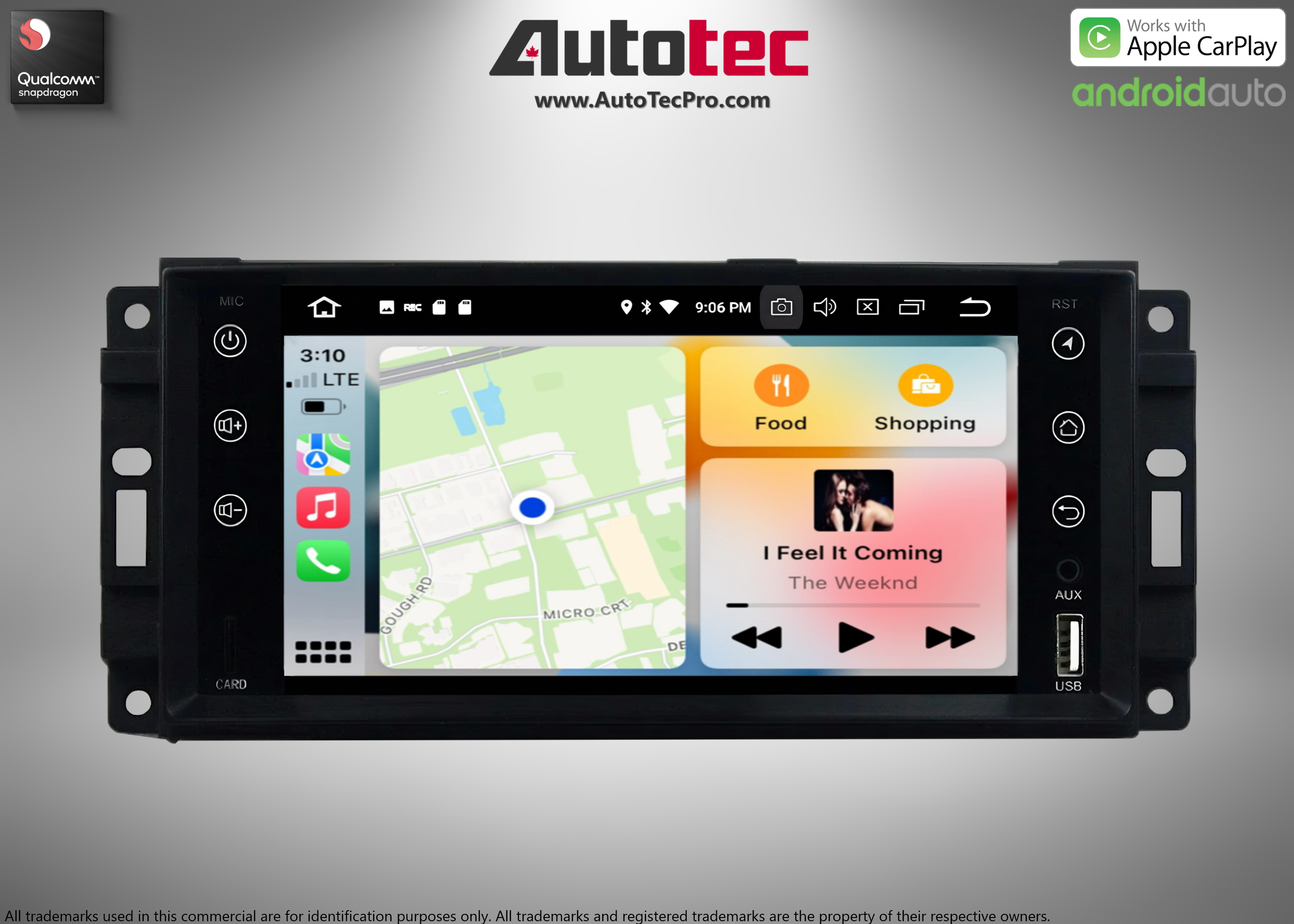 Jeep Wrangler (2007 – 2018) OEM FIT 7″ HD Touch-Screen Android Navigation System | Android 14 | GPS | BT | Wifi | CarPlay | Camera