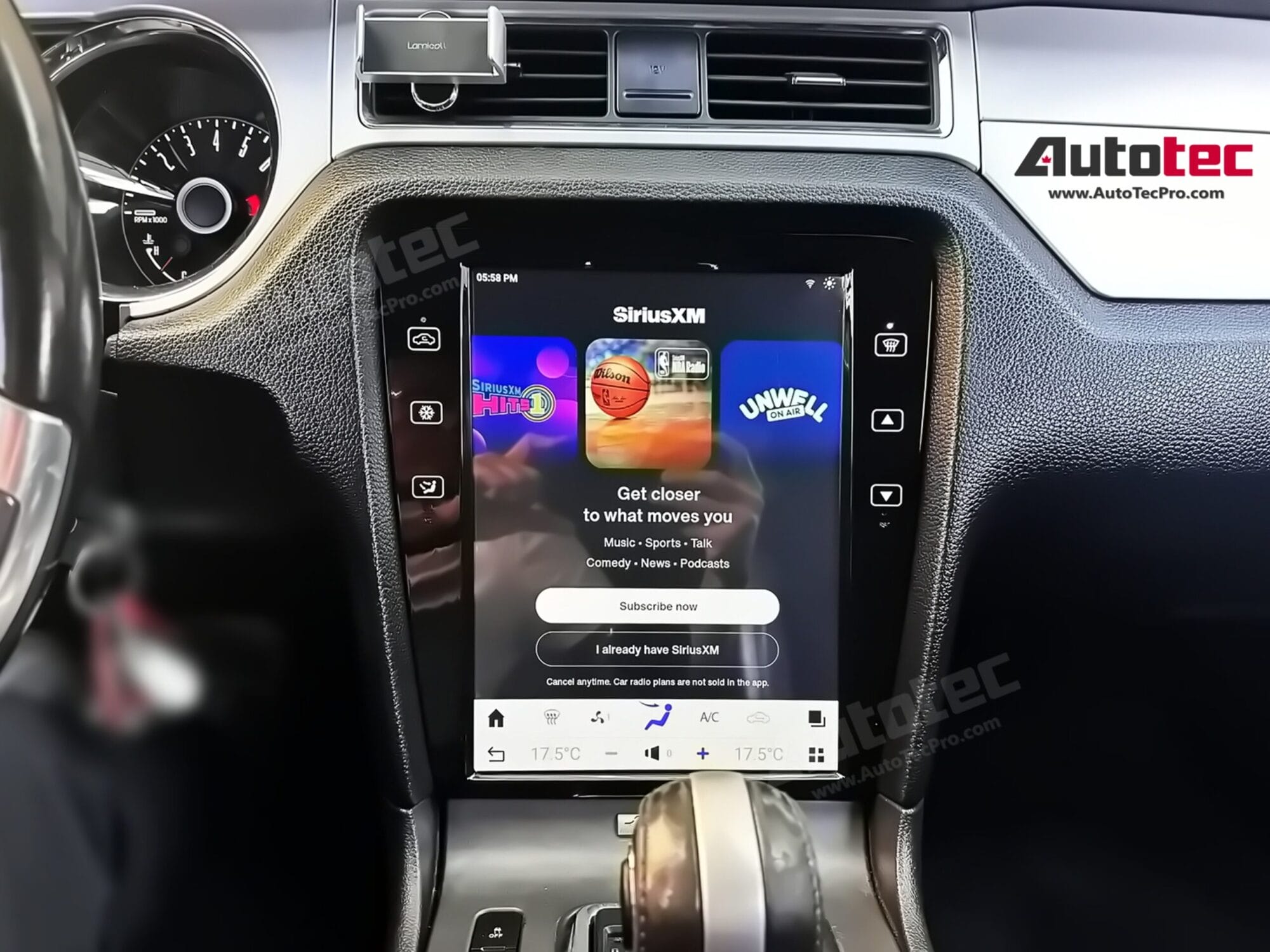 Ford Mustang (2010 – 2014)  12.1″ HD Touch-Screen Navigation & Infotainment System | Android 13 | GPS | BT | WiFi | Camera | CarPlay