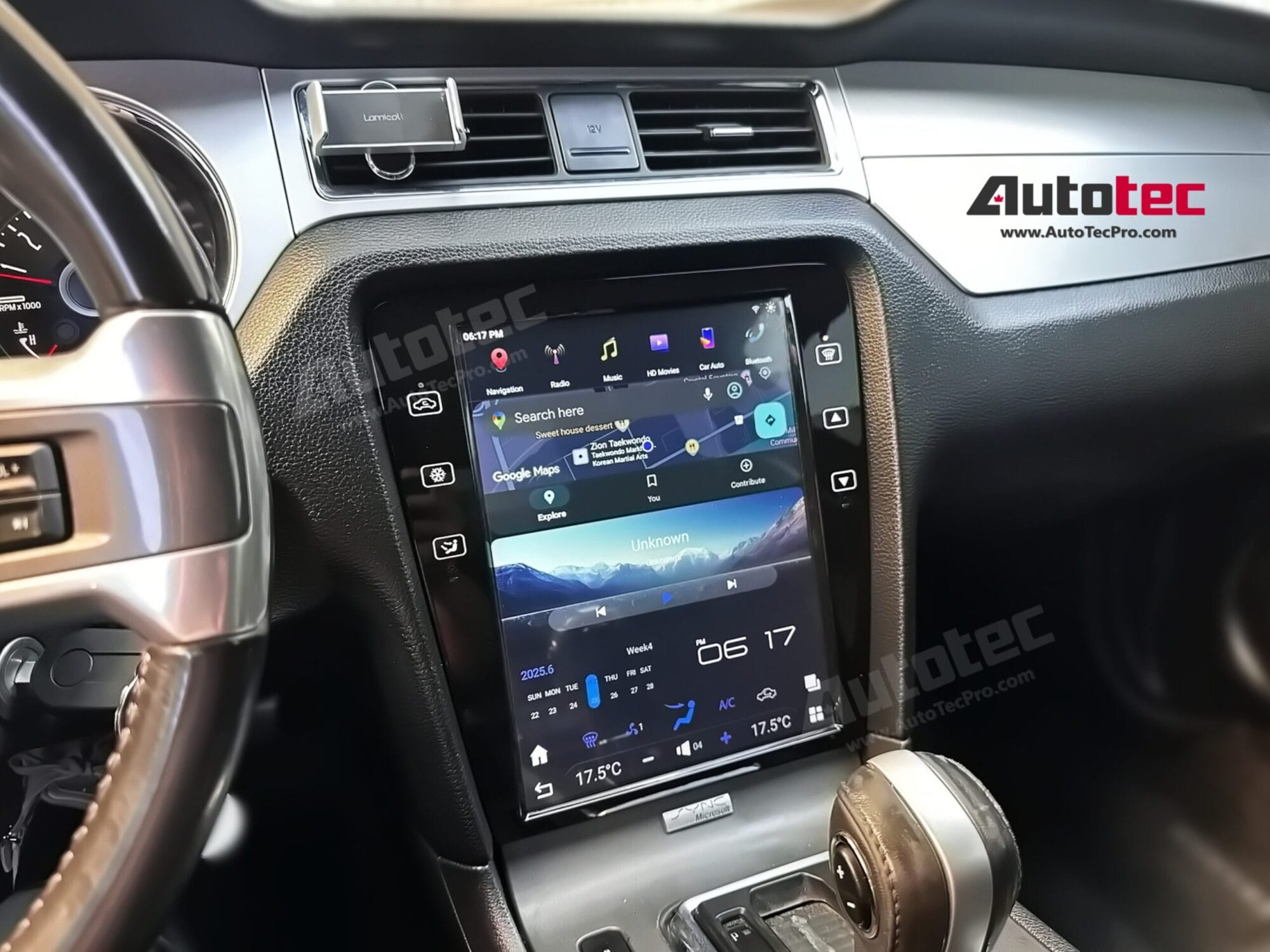 Ford Mustang (2010 – 2014)  12.1″ HD Touch-Screen Navigation & Infotainment System | Android 13 | GPS | BT | WiFi | Camera | CarPlay