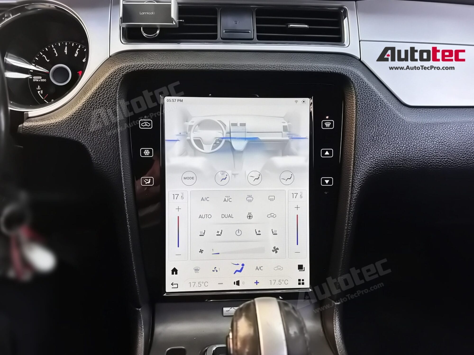 Ford Mustang (2010 – 2014)  12.1″ HD Touch-Screen Navigation & Infotainment System | Android 13 | GPS | BT | WiFi | Camera | CarPlay