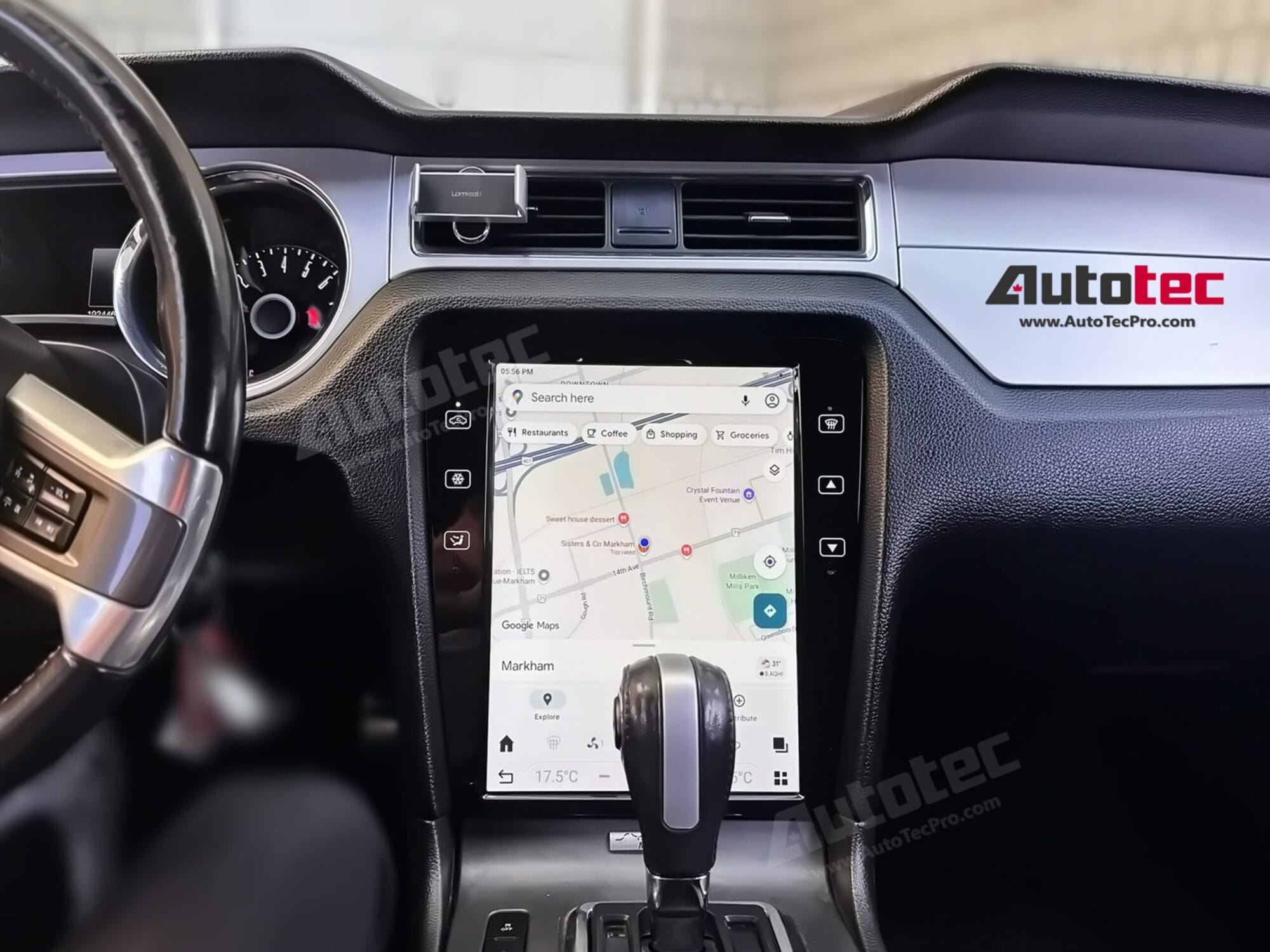 Ford Mustang (2010 – 2014)  12.1″ HD Touch-Screen Navigation & Infotainment System | Android 13 | GPS | BT | WiFi | Camera | CarPlay